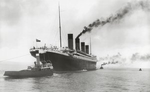 Titanic ready for her maiden voyage, 02 April 1912 by English Photographer